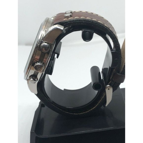 Michael Kors MK8292 Men\'s Brown Leather Analog Egg main image 11